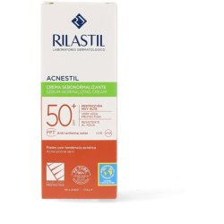 Rilastil Sun System - Acnestil Crema Fotoprotettiva Spf50 Mattificante, 40ml
