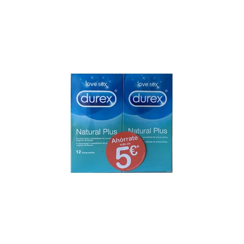 Durex Durex Natural Plus Duo Pack 2 Units