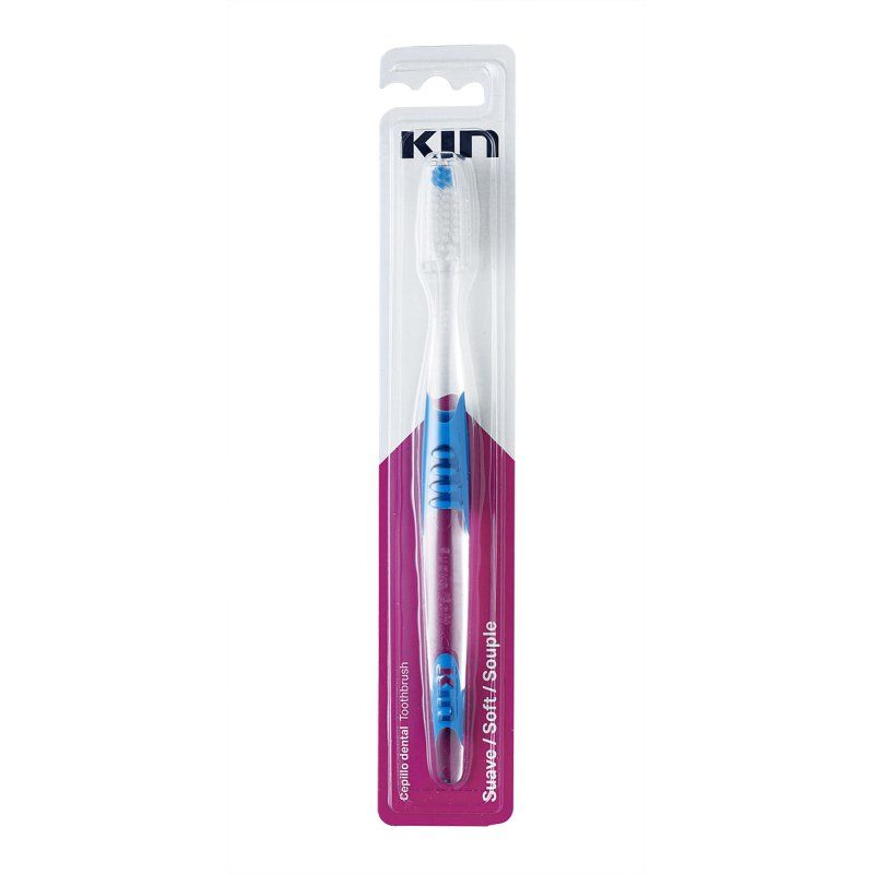 KIN 8436026214374 brosse à dents Bleu, Transparent Adulte