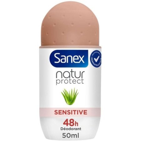 Sanex Natur Protect Roll-On Deodorant with Organic Aloe Vera for Sensitive Skin