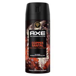 Axee Deodorant Body Spray Fine Fragrance Collection Copper Santal - Premium 150 Milliliters