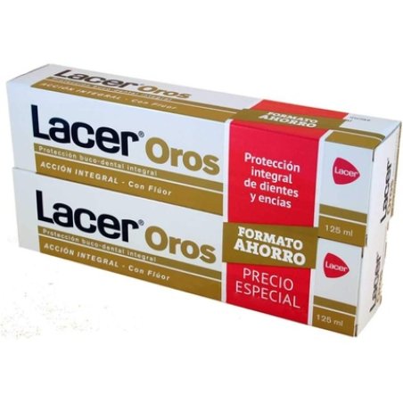 Lacer Golds Toothpaste Integral Action 125ml - Pack of 2