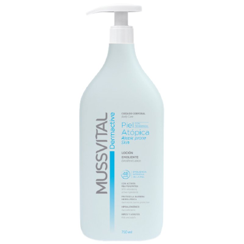 Mussvital Emollient Lotion Atopic Skin 750 ml Unisexe