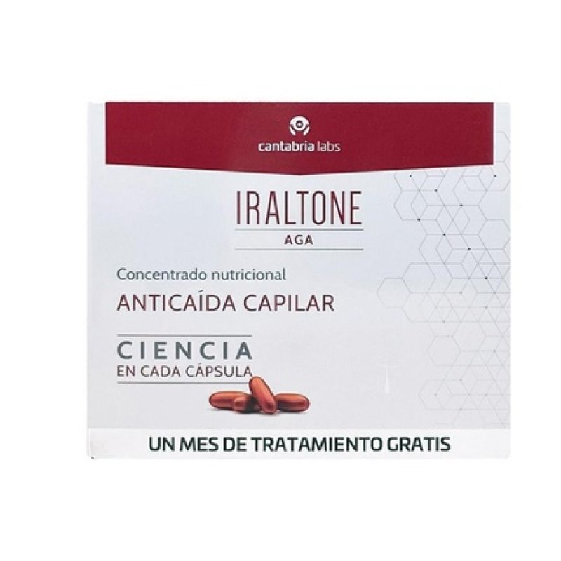 Iraltone AGA Hair Loss Capsules 60 Capsules - Pack of 2