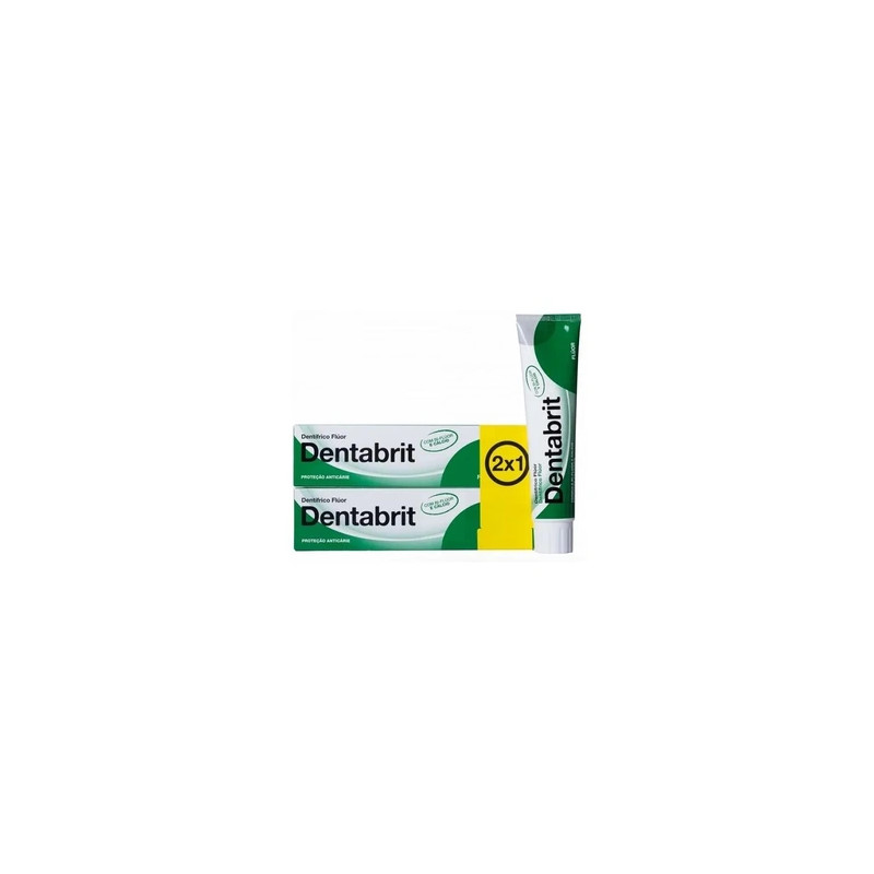Dentabrit Fluoride Toothpaste 125ml - Pack of 2