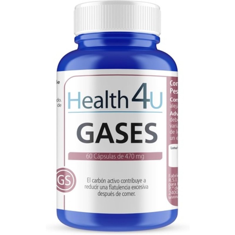 Health4u H4u Gas 60 Capsules 470mg