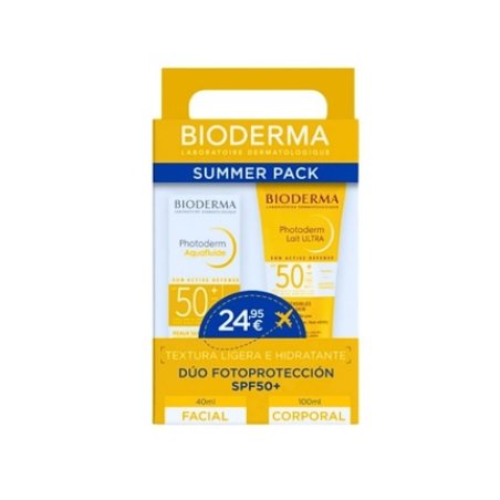 Bioderma Photoderm Max Aquafluide Spf 50 40ml Set 2 Pieces - High Protection Sunscreen