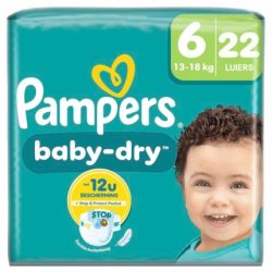 Pampers Baby Dry Size 6 Diapers 22 Pcs 13kg-18kg