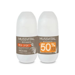 Mussvital Mussvital Botanics Deodorant Men Sport 2x75ml