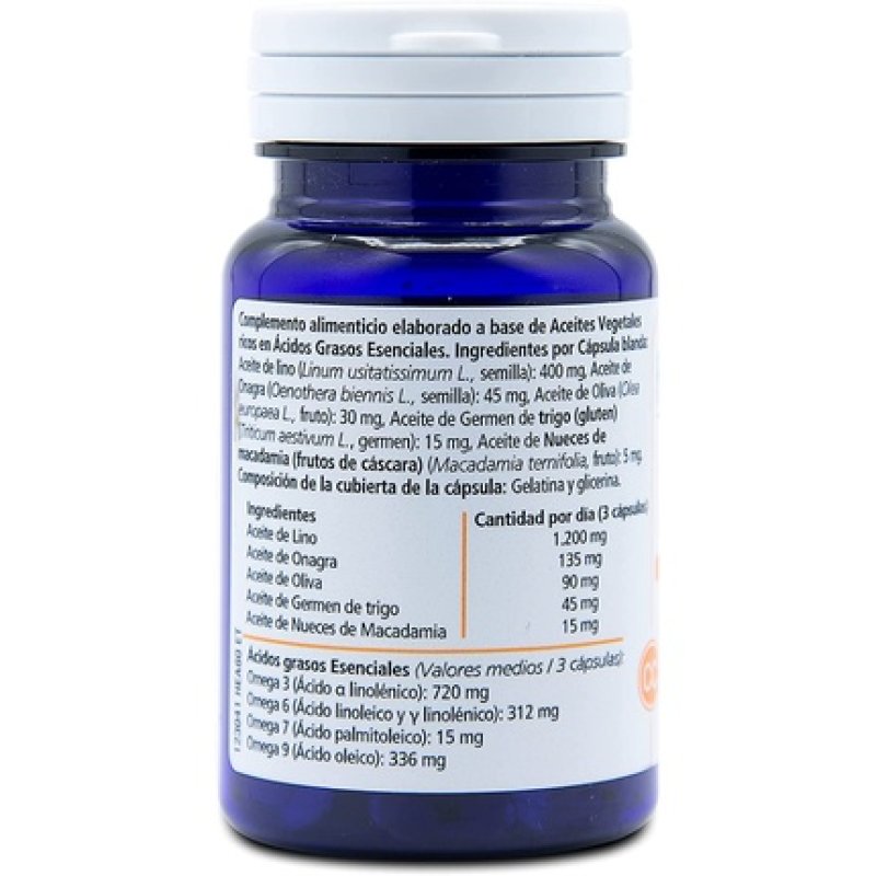 H4u Omega 3, 6, 7 Y 9 60 Capsulas Blandas De 658.2 Mg