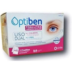 Optiben Dual Use Eye Cleansing Wipes 28 Units