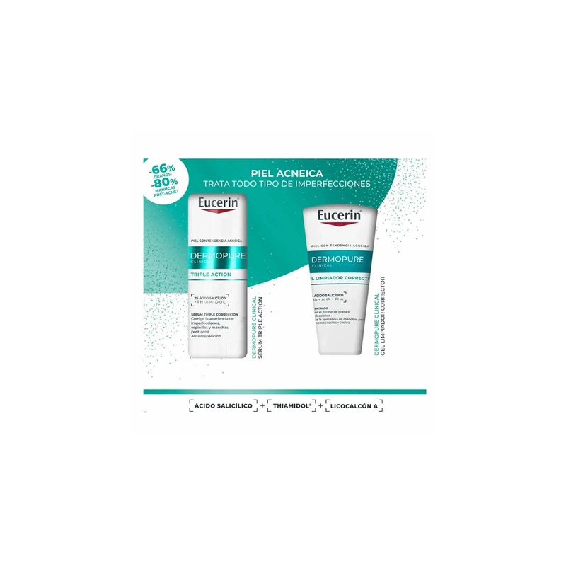 Eucerin Dermopure Triple Action Serum 40ml Set 2 Pieces