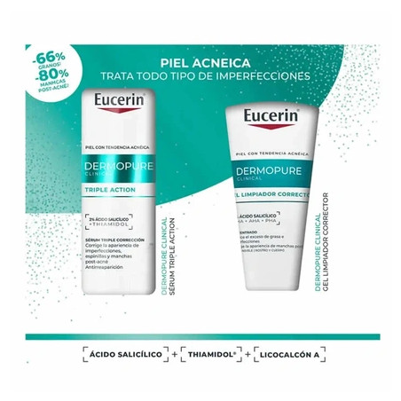 Eucerin Dermopure Triple Action Serum 40ml Set 2 Pieces
