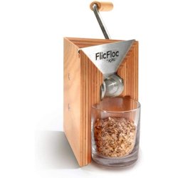 Komo Flicfloc Flake Crusher Hand Flaker, Wood Single