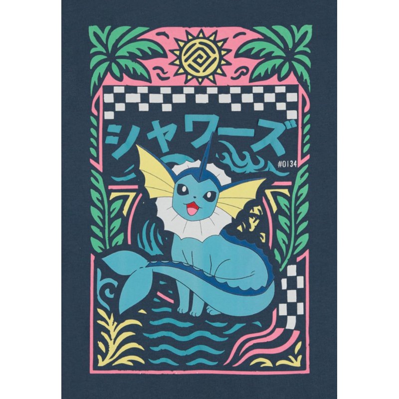 POKEMON - Aquali - T-Shirt Loose Fit Homme (XL)