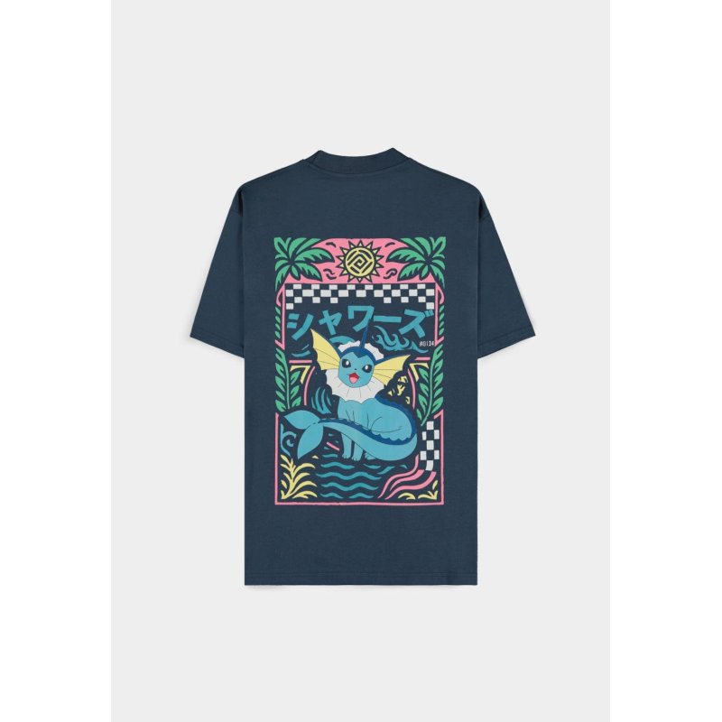 POKEMON - Aquali - T-Shirt Loose Fit Homme (L)