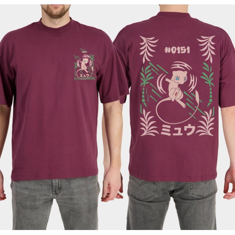 POKEMON - Mew - T-Shirt Loose Fit Homme (2XL)