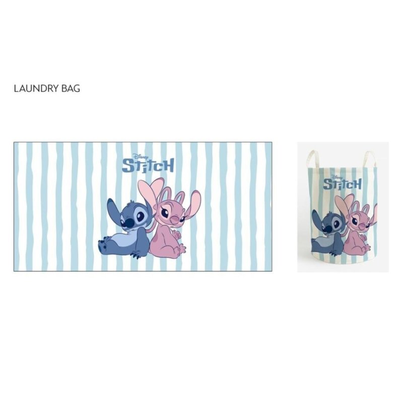 LILO & STITCH - Stitch & Angel - Sac à linge 50x32cm