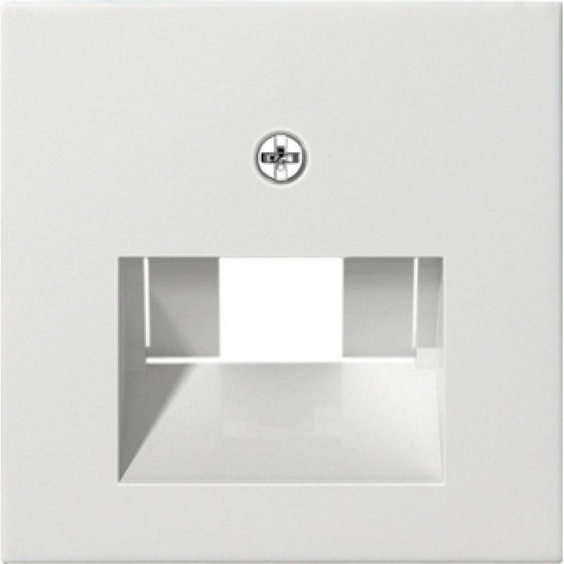 GIRA 027027 Plaque de commutation et obturateur Blanc