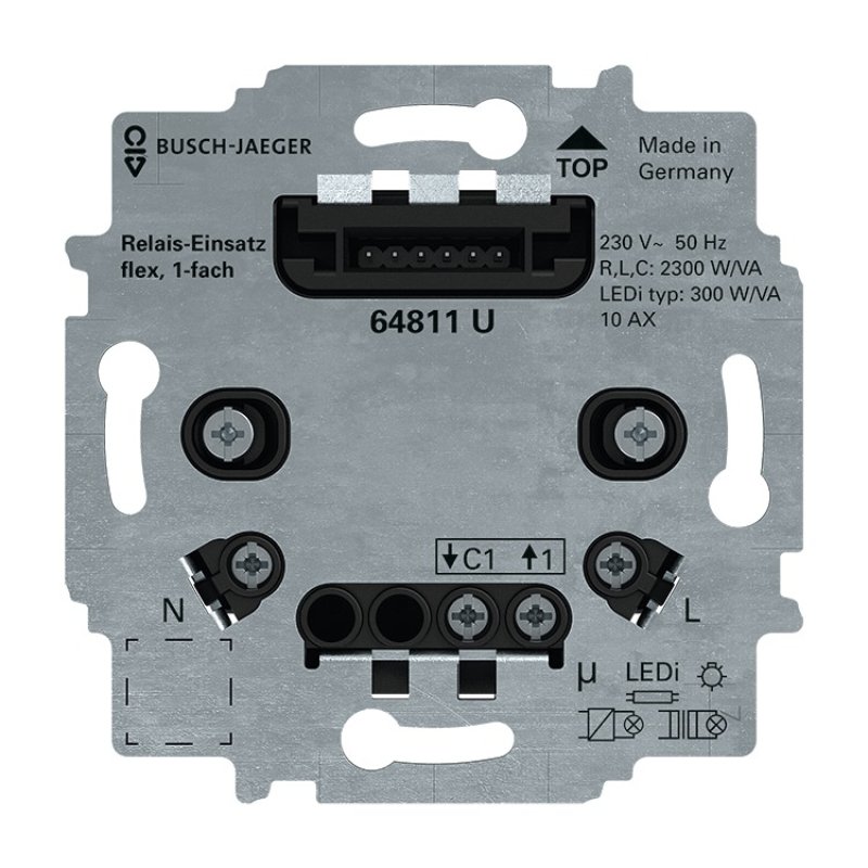 BUSCH JAEGER Relais-Einsatz flex 1-fach 230 V