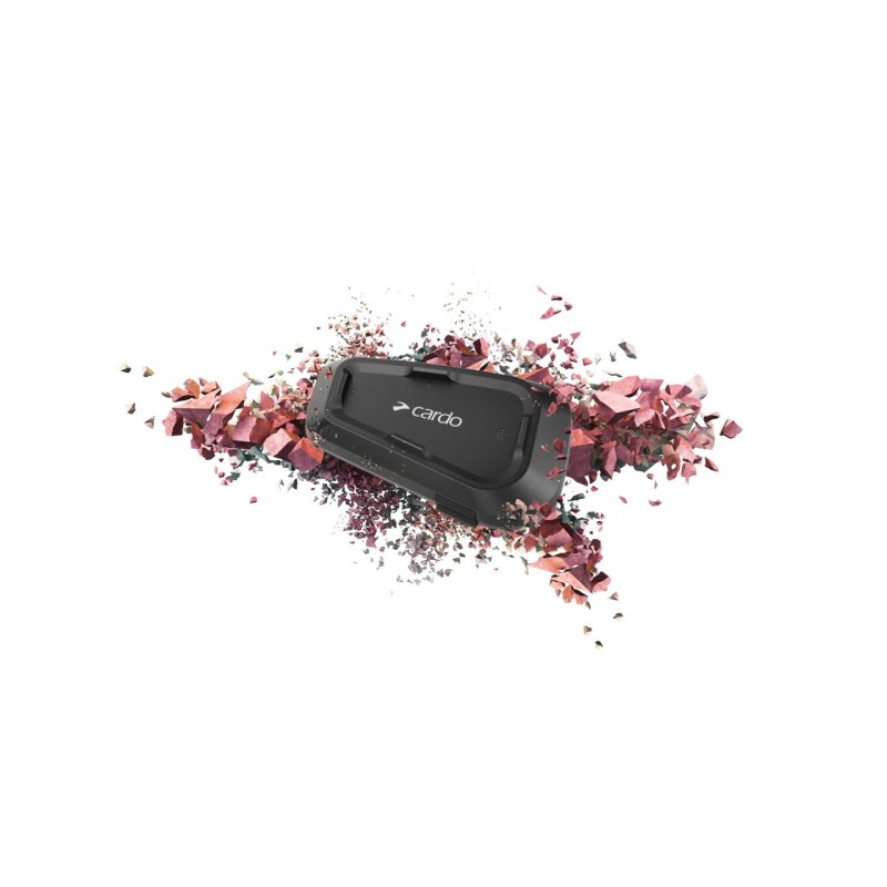 Cardo Spirit interphone pour moto 2 canaux 400 m Noir