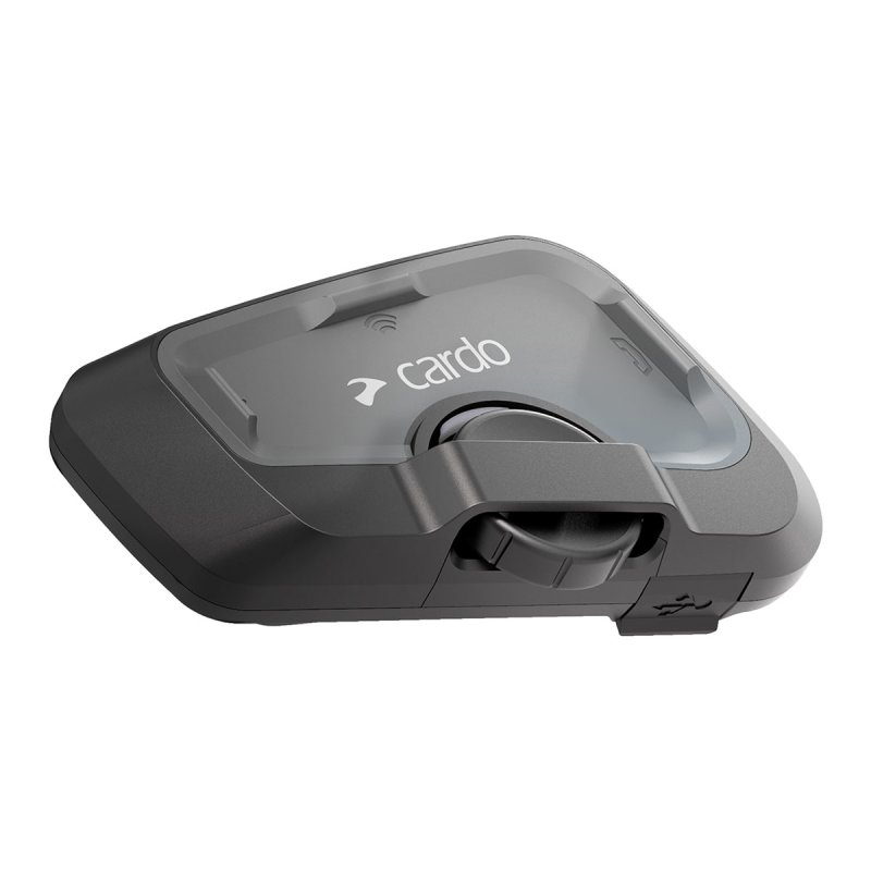 Cardo FRC4X003 interphone pour moto 4 canaux 1200 m Noir