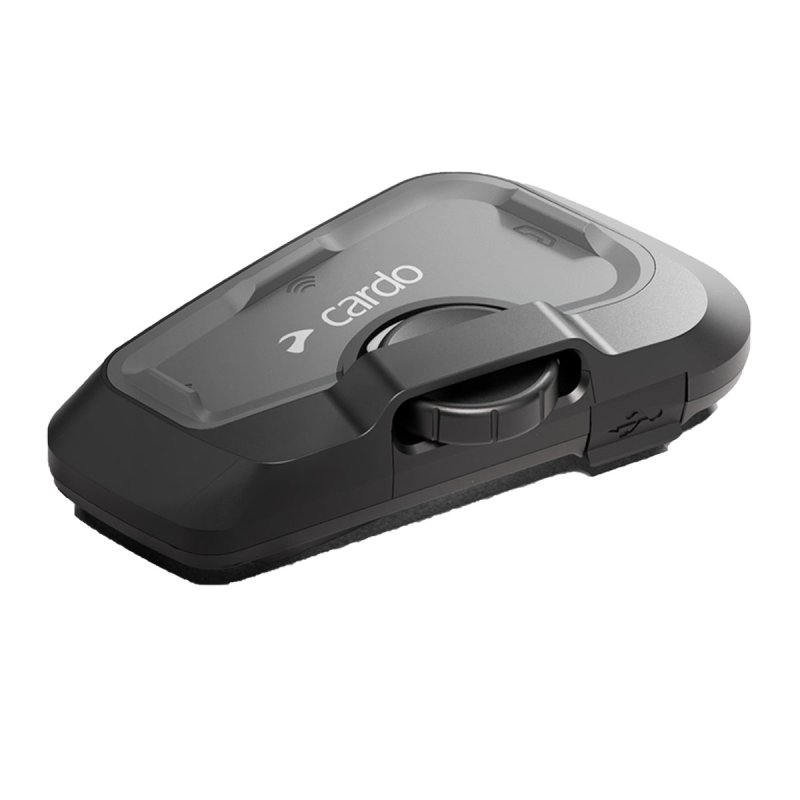 Cardo FRC4X003 interphone pour moto 4 canaux 1200 m Noir