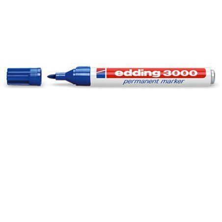 Edding 3000-3 permanent marker Blue 1 pc(s)