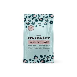 Monster Pet Food - Cat Original Multicat - Salmon/Poultry - 2 kg