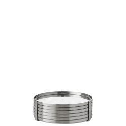 Stelton - Arne Jacobsen coaster - Steel - Ø 8.5 cm