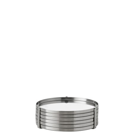 Stelton - Arne Jacobsen coaster - Steel - Ø 8.5 cm