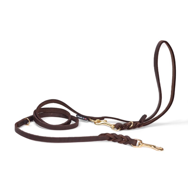 WalkFit - Tracking Leash - Brown - 12mm