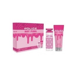 Hot Pink Police Women EDT 100ml Body Lotion 125ml