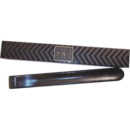 ASHLEIGH & BURWOOD Black Ceramic Marble Effect Incense Holder