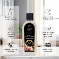Ashleigh & Burwood Rose & Vanilla Musk Lamp Fragrance 500ml