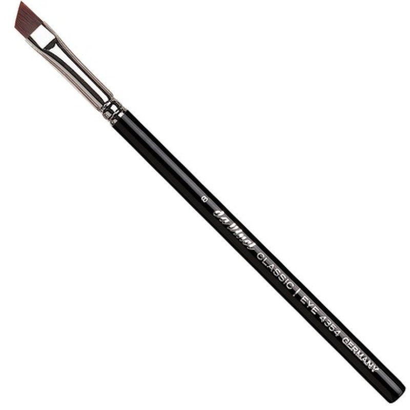 Da Vinci Eyebrow Brush for Eyebrow Gel and Powder Vegan Synthetic Fiber Size 8 Handmade in Germany