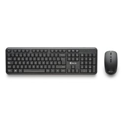 NGS SERENITY KIT (QUERTY, ES) clavier Souris incluse Universel RF sans fil QWERTY Espagnole Noir