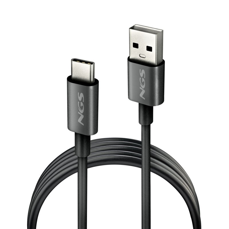 NGS ZYRO-AC câble USB USB 2.0 1 m USB A USB C Noir