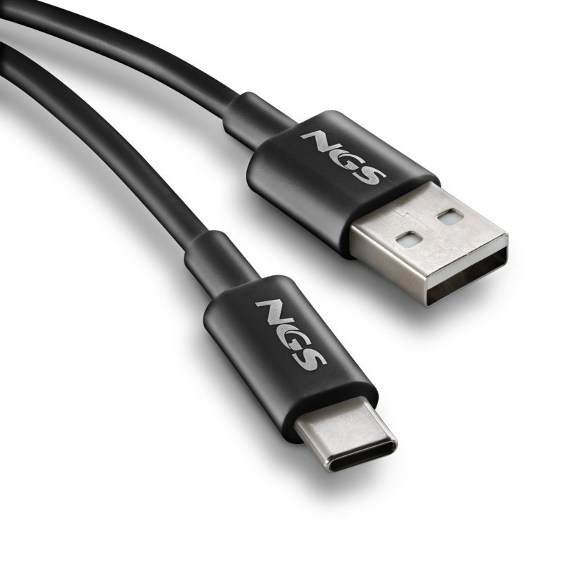 Cable NGS Zyro USB-A/C M/M 1m 15W (Noir)