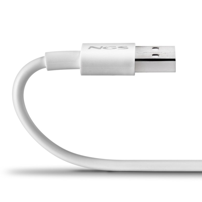 Cable NGS Zyro USB-A/C M/M 1m 15W (Blanc)