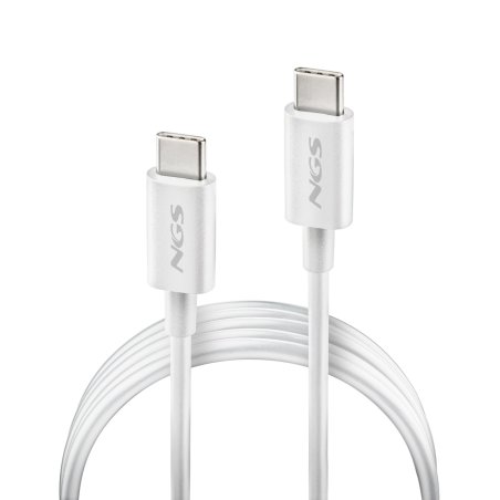 Cable NGS Zyro USB-C M/M 1m 60W (Blanc)