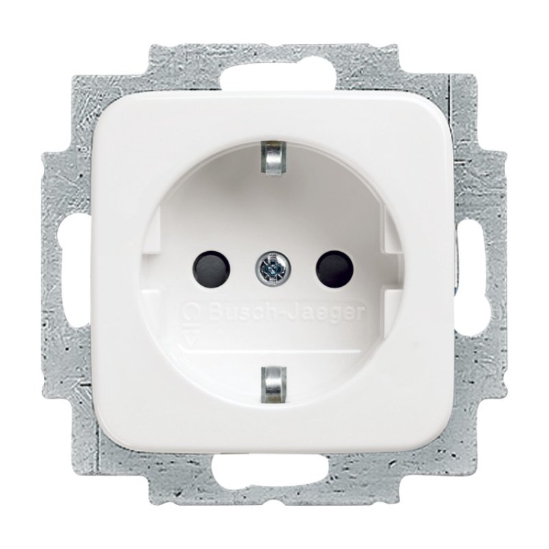 Busch-Jaeger 2CKA002011A1888 socket-outlet Type F White