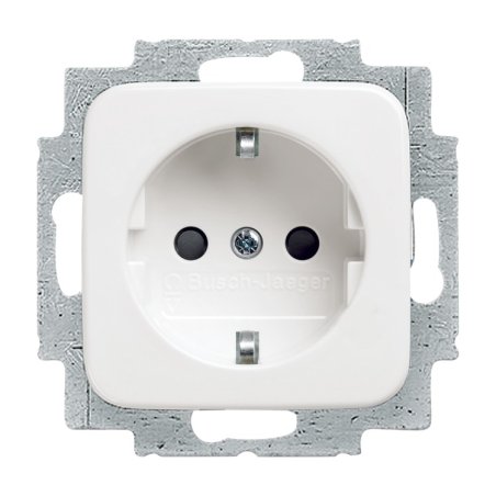 Busch-Jaeger 2CKA002011A1888 socket-outlet Type F White