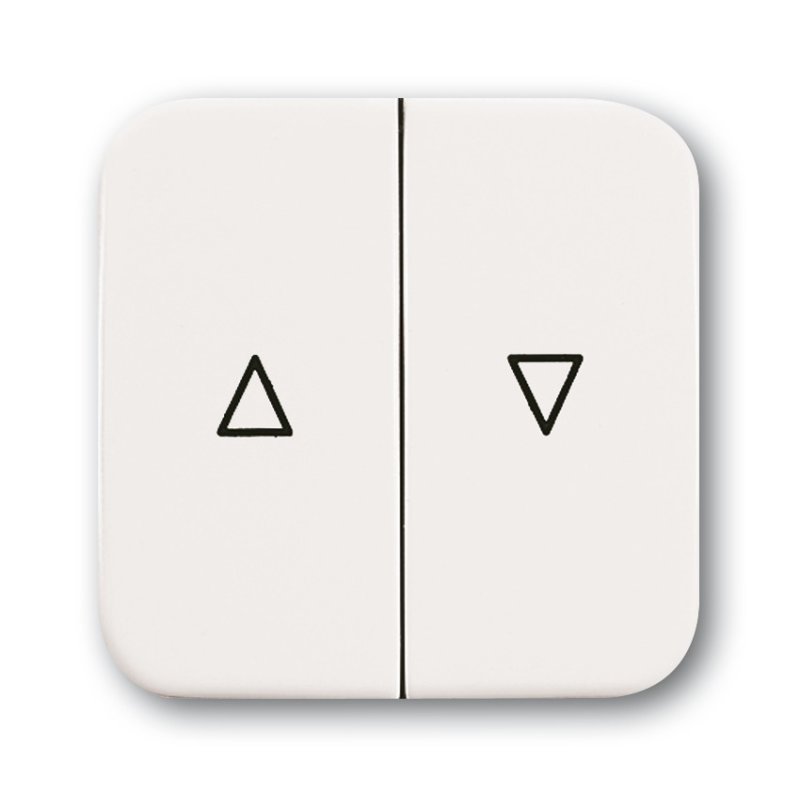 BUSCH JAEGER Reflex SI - Wippe Mit Aufdruck 2-fach *alpinweiss*