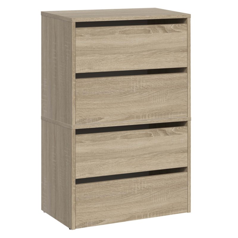 Topeshop MODO X2 SONOMA shoe organizer Closed Sonoma oak