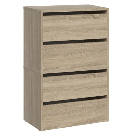 Topeshop MODO X2 SONOMA shoe organizer Closed Sonoma oak