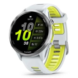 Garmin Forerunner 970 3.56 cm (1.4 ) AMOLED Digital 454 x 454 pixels Touchscreen White Wi-Fi GPS (satellite)