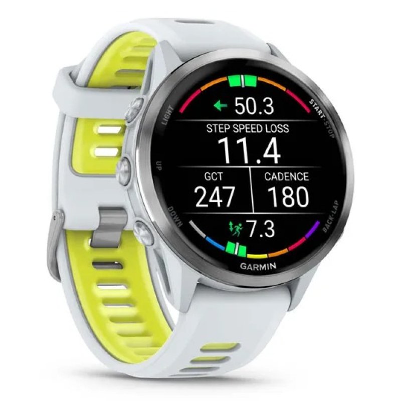 Garmin Forerunner 970 3.56 cm (1.4") AMOLED Digital 454 x 454 pixels Touchscreen White Wi-Fi GPS (satellite)