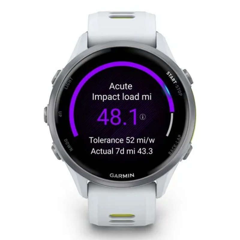 Garmin Forerunner 970 3.56 cm (1.4") AMOLED Digital 454 x 454 pixels Touchscreen White Wi-Fi GPS (satellite)