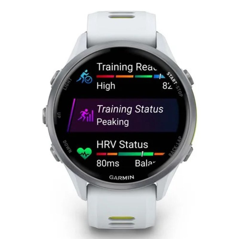Garmin Forerunner 970 3.56 cm (1.4") AMOLED Digital 454 x 454 pixels Touchscreen White Wi-Fi GPS (satellite)